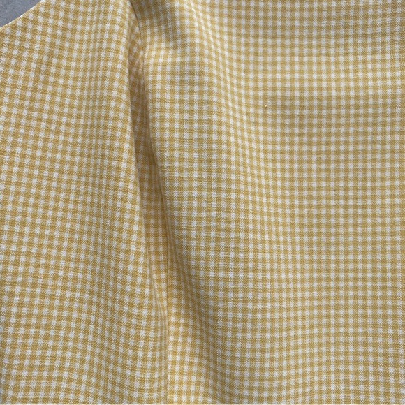WILFRED YELLOW GINGHAM PRINT DRESS - Picture 5 of 9